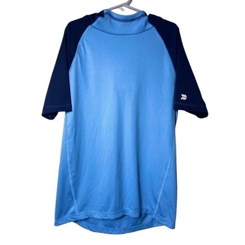 All In Motion Boys Hooded Tee Blue Pullover ~ Size M‎ 8/10~ NWT